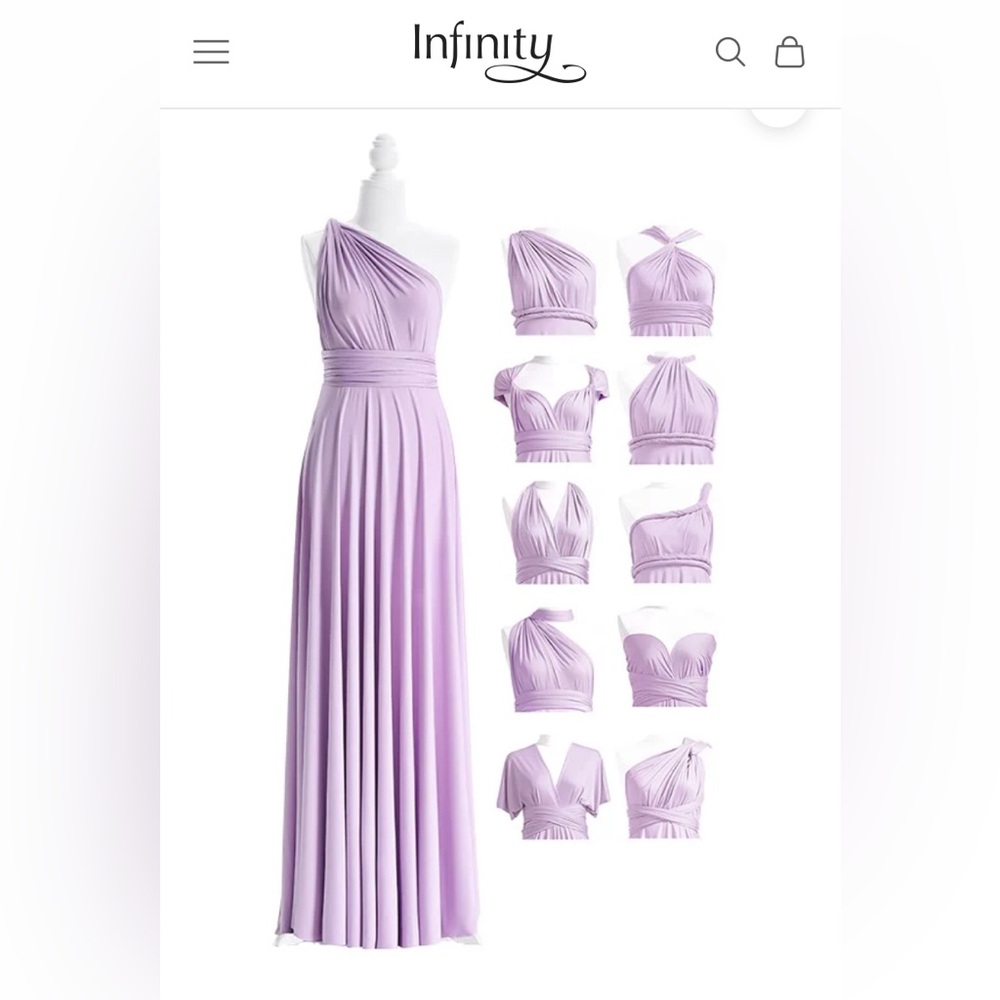 Lavender Multi-way Infinity Dress